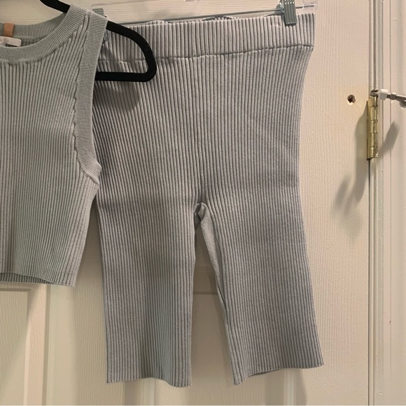 NWOT LUNYA Cozy Cotton Silk Ribbed Bike Short and Tank Top - Picture 6 of 14